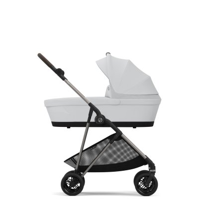Παιδικό καρότσι Cybex Melio 2 σε 1, με πορτμπαγκάζ, συλλογή 2024, Fog Grey