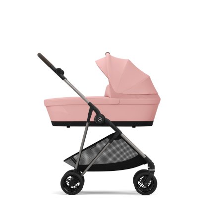 Carucior 2 in 1 Cybex Melio pentru copii, cu landou, colectia 2024, Candy Pink