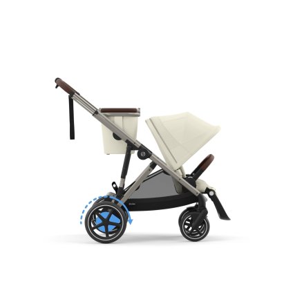 Carucior sport dublu Cybex e-Gazelle S, pentru copii, electric