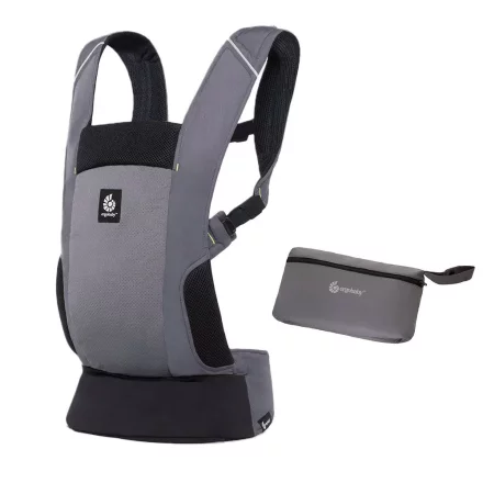 Кош за новородено Ergobaby Away ергономичен 0 - 3 години, Graphite Grey