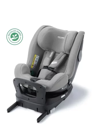 Scaun auto Recaro Salia 125 Kid Exclusive i-Size pentru copii, 3 luni - 7 ani, rotativ, Carbon Grey