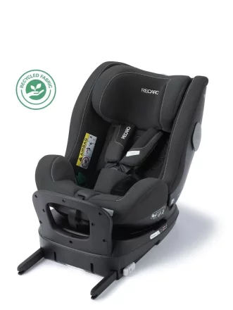 Детско столче за кола Recaro Salia 125 Kid Exclusive i-Size, 3 месеца - 7 години, въртящо се, Fiber Black