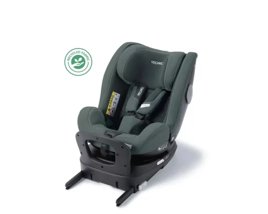 Scaun auto Recaro Salia 125 Kid Exclusive i-Size pentru copii, 3 luni - 7 ani, rotativ, Mineral Green