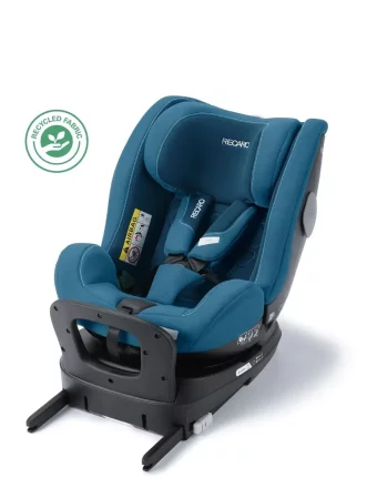 Scaun auto Recaro Salia 125 Kid Exclusive i-Size pentru copii, 3 luni - 7 ani, rotativ, Steel Blue