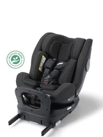 Scaun auto Recaro Salia 125 Exclusive i-Size pentru copii, 0 - 7 ani, ergonomic, rotativ, Fibre Black