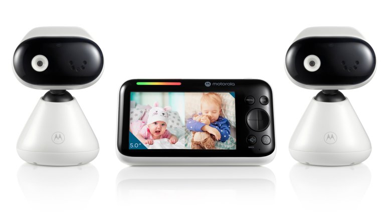 Baby monitor Motorola PIP1500-2, cu suport pentru perete si doua camere