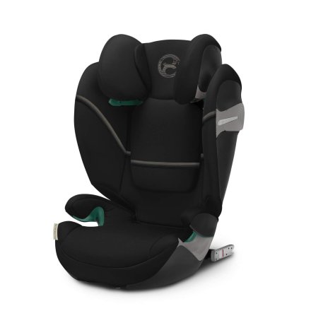 Scaun auto pentru copii Cybex Solution S2 i-Fix, confortabil, 3-12 ani - Moon Black