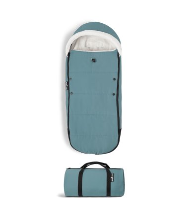 Sac de protectie pentru carucior STOKKE YOYO³, lana, captuseala dubla, Aqua