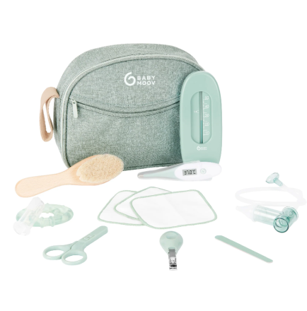 Babymoov Σετ Περιποίησης Μωρού 9 Τεμαχίων Recycled - Matcha