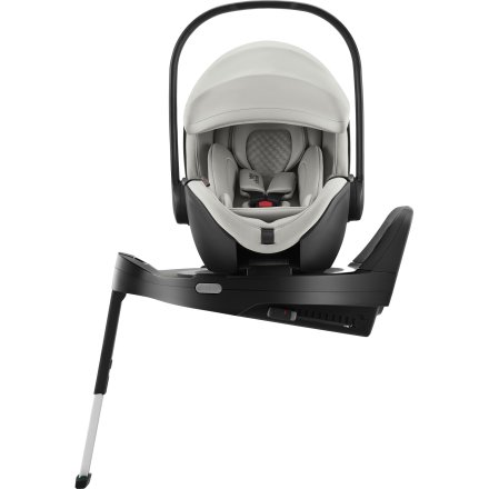 Столче за кола Britax Romer - Baby Safe PRO, колекция LUX, с включена Vario база, 0-15 месеца, Linen Grey