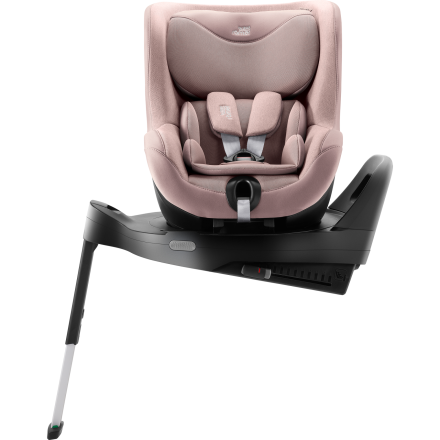 Столче за кола Britax Romer - Dualfix PRO M, колекция STYLE, 61 см - 105 см, Dusty Rose