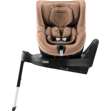 Столче за кола Britax Romer - Dualfix PRO M, колекция LUX, 61 см - 105 см, Warm Caramel