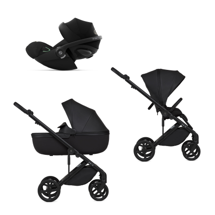 Детска количка Anex Eli Midnight 3 в 1 с кош за носене и столче за кола Cloud G Plus