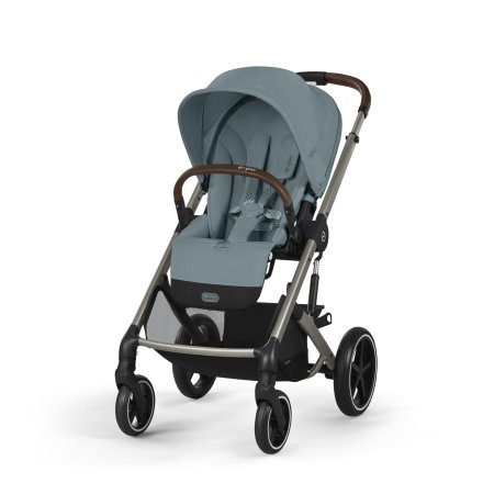 Спортна количка Cybex Balios S Lux за деца, издание 2024 г., Stormy Blue с рамка Taupe