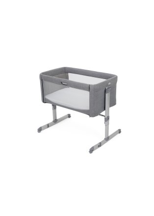 Patut pliant 2 in 1 pentru copii Joie Roomie, Gray Flannel