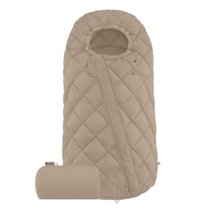 Sac de protectie pentru carucior Cybex Snogga 2, calduros, universal, Almond Beige