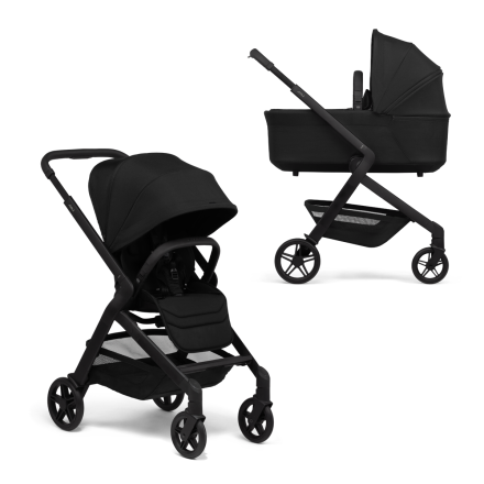 Carucior 2 in 1 pentru copii Joolz Hub², cu landou, Space Black