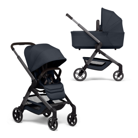 Carucior 2 in 1 pentru copii Joolz Hub², cu landou, Navy Blue