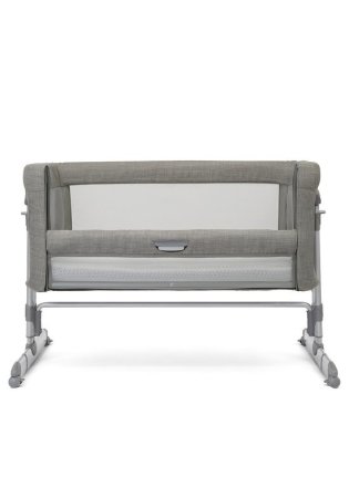 Patut pliant 2 in 1 pentru copii Joie Roomie Glide, co-sleeper, Foggy Gray