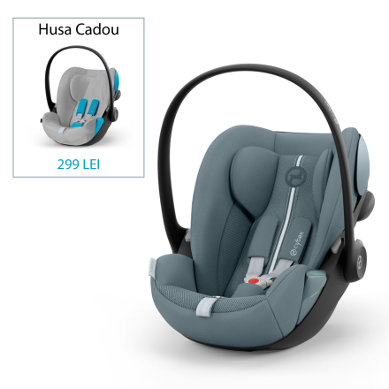 Scoica auto pentru copii Cybex Gold Cloud G i-Size Plus, 0-24 luni, varianta noua, Stormy Blue