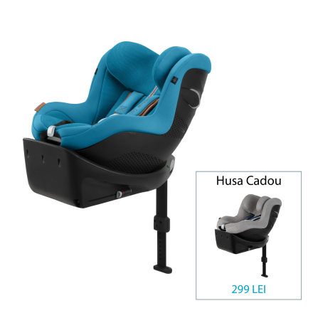 Детско столче за кола Cybex Gold Sirona Gi i-size Plus, 3 месеца - 4 години - Beach Blue