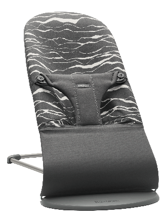 Детска люлка BabyBjorn Bliss Anthracite / Landscape Cotton, Limited Edition