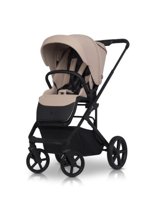 Carucior sport pentru copii Cavoe Moi XL, cu sistem de incalzire, Macaroon