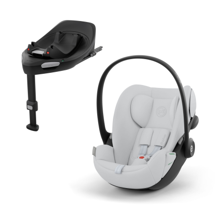 Детско столче за кола Cybex Gold Cloud G i-Size Comfort, 0-24 месеца, нова версия + Base G, Fog Grey