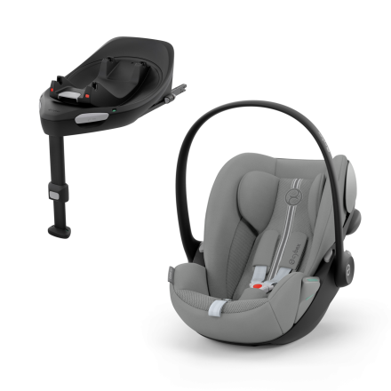 Παιδικό κάθισμα αυτοκινήτου Cybex Gold Cloud G i-Size Plus, 0-24 μηνών, νέα έκδοση + G Base, Stone Grey