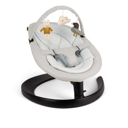 Nuna Leaf Grow Baby Κουνιστή Καρέκλα, Άνετη, με Μπάρα Παιχνιδιών - Driftwood