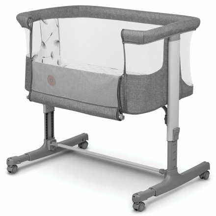 Lionelo Aurora βρεφική κούνια, co-sleeper, 3 σε 1, 0 - 9 kg, Grey Concrete