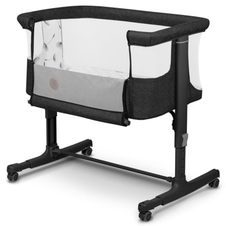 Lionelo Aurora βρεφική κούνια, co-sleeper, 3 σε 1, 0 - 9 kg, Grey Graphite