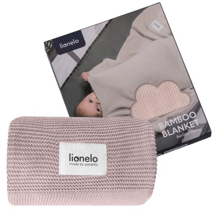 Κουβέρτα αλλαγής Lionelo - Μπαμπού, πολυλειτουργική, 100x75 cm, Ροζ