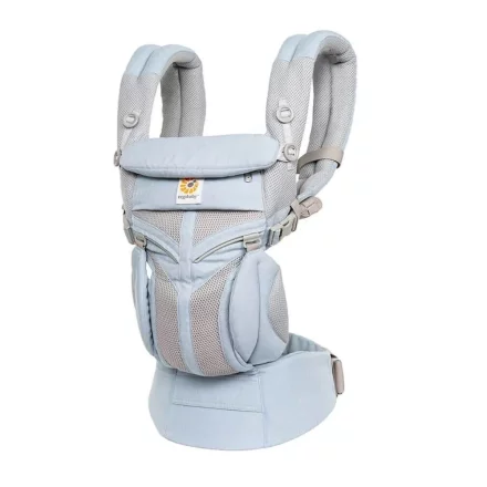 Marsupiu pentru bebelusi Ergobaby OMNI 360 Cool Air Mesh, 3 - 20 kg, Chambray
