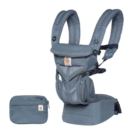 Marsupiu pentru bebelusi Ergobaby OMNI 360 Cool Air Mesh, 3 - 20 kg, Oxford Blue