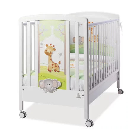 Детска кошара Italbaby Gina, колекция Trendy, цветна, с животни
