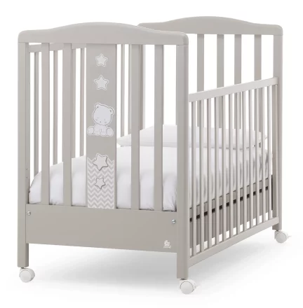 Детско легло Italbaby Popstar Trendy Collection от букова дървесина - Choco