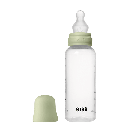 Пълен комплект PP бебешко шише без BPA, Лигавници, против колики, 270 ml, силикон, Sage