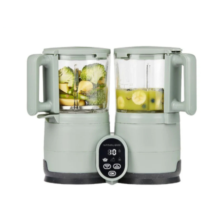 Babymoov Nutribaby Glass Πολυμηχάνημα Μαγειρικής 4 σε 1 Glass & Stainless Steel