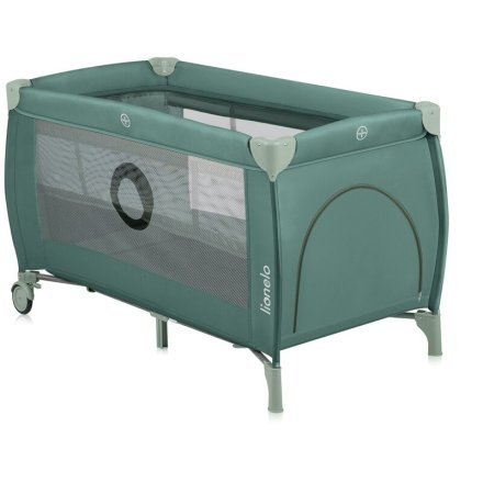 Patut pentru copii Lionelo - Stefi Plus, cu doua niveluri, 120 x 60 cm, Verde Olive