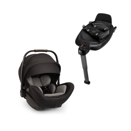 Scoica auto pentru copii Nuna ARRA Flex + Baza Next i-Size, Caviar