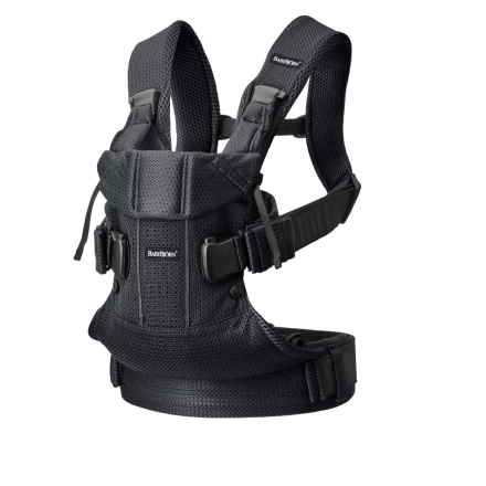 Marsupiu pentru bebelusi BabyBjorn One Air anatomic 3D Mesh - Black