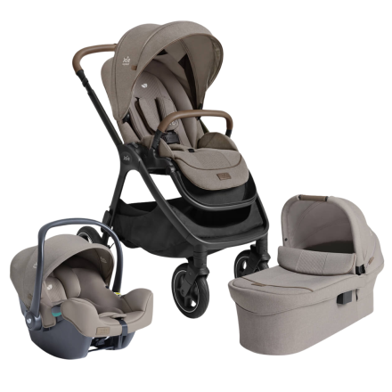 Carucior 3 in 1 pentru copii Joie Finiti Signature, cu landou Ramble XL si scoica i-Snug