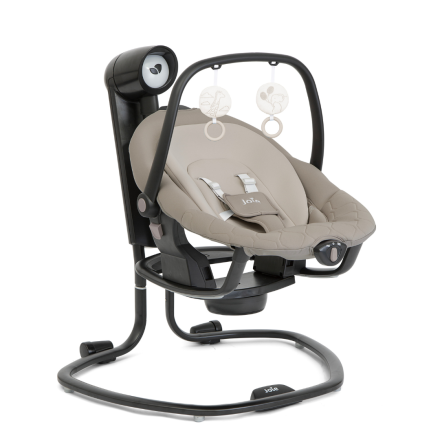 Leagan si balansoar pentru copii Joie Serina 2 in 1, rotativ, Hazelnut