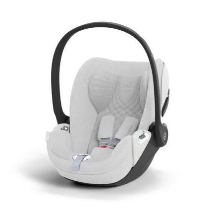 Scoica auto Cybex Platinum Cloud T Plus i-Size pentru copii, 0-24 luni, confortabila - Platinum White