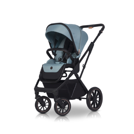 Carucior sport pentru copii Cavoe Axo Shine, multifunctional, elegant - Boho Green
