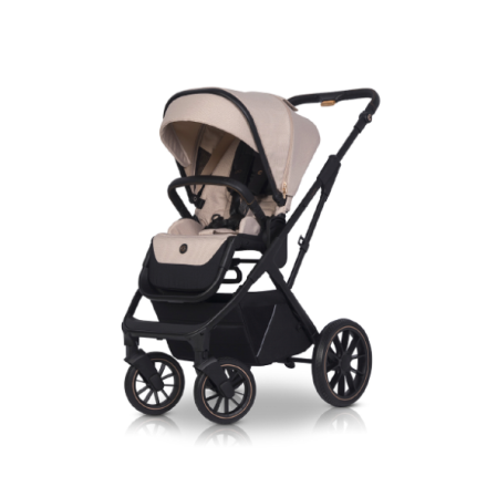 Спортна детска количка Cavoe Axo Shine, многофункционална, елегантна - Flamingo