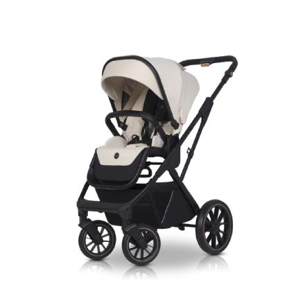 Спортна детска количка Cavoe Axo Shine, многофункционална, елегантна - Champagne