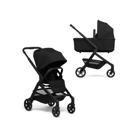 Carucior 2 in 1 pentru copii Joolz Hub², cu landou, Space Black