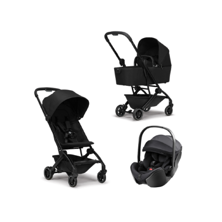 Carucior 3 in 1 Joolz Aer+, cu landou si scoica Britax Romer BABY SAFE PRO STYLE, Space black